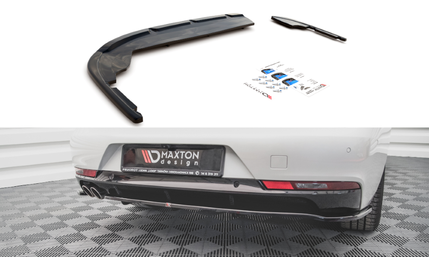 Diffuser Peugeot 508 GT-Line Maxton Design glans zwart