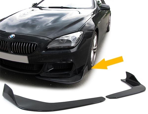 Voorspoiler lip universeel carbon