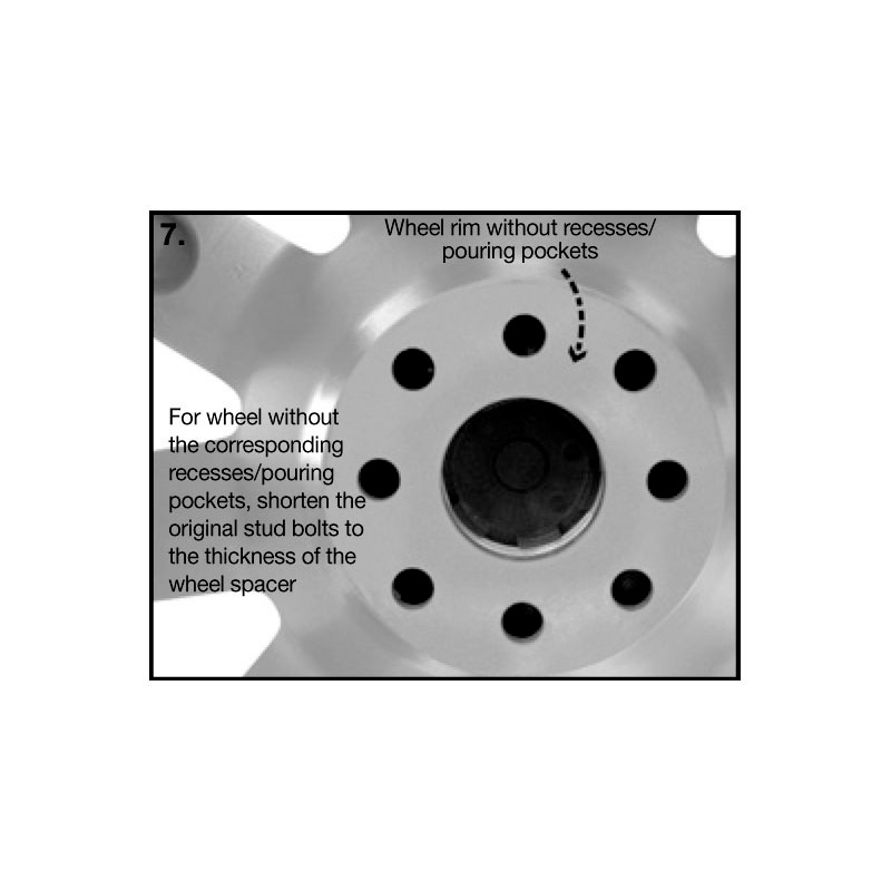 H&R DRM-System Wheelspacers 25mm 5x120 - Hub 64,0mm - Bolt size M14x1,5 -  Honda