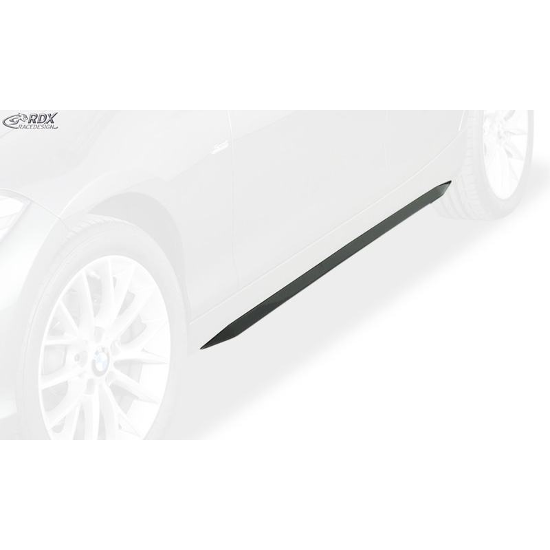 Side skirts 'Slim'  BMW 1-Series F20/F21 2011-2019 (ABS glossy black)