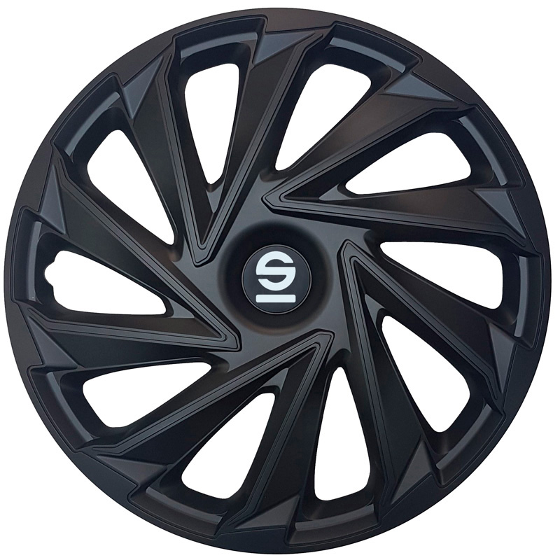 Sparco Wheel Covers Varese - 16-inch - Black - Set of 4 pieces
