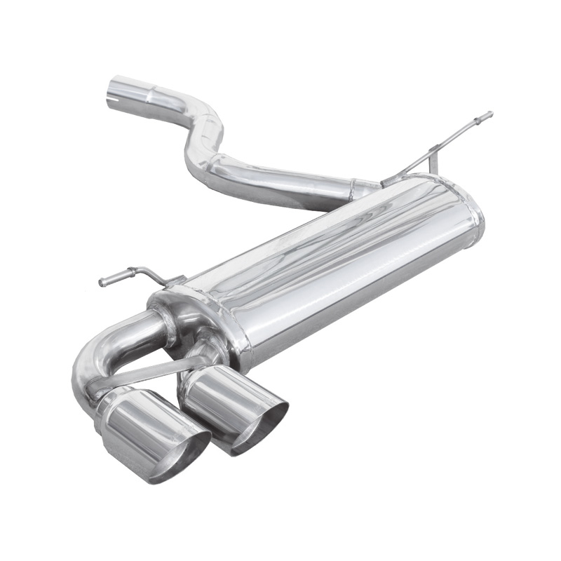 100% Inox Sport Exhaust  BMW 1-Series F21 5-doors 2.0 Turbo 125i 218HP 2013- 2x80mm Racing