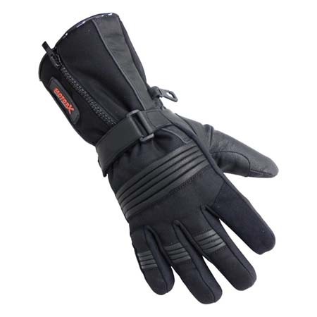 Motorhandschoenen leder winter zwart L