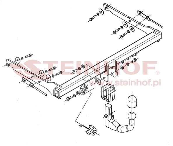 Trekhaak Ford Mondeo 5D 06/2007-2014