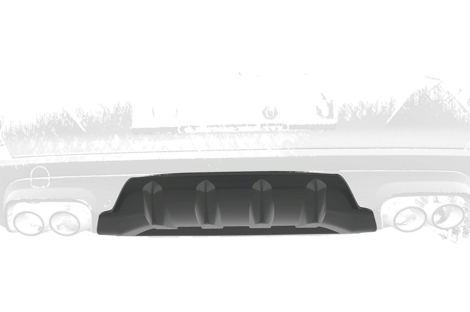 Diffuser Cupra Formentor CSR Glans Zwart