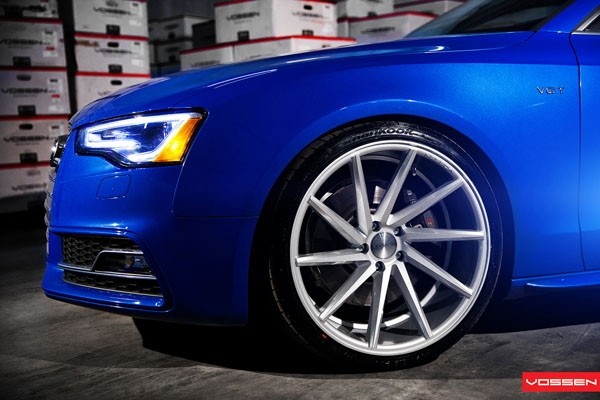 Vossen CVT 10.0x19 5x100 ET50 Metallic Gloss Silver Mid Face