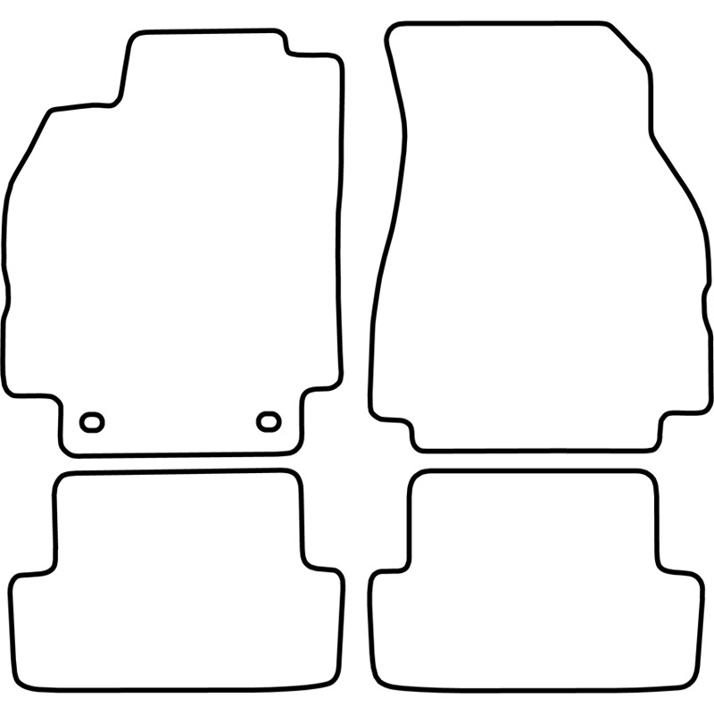 Set velour car mats  Renault Megane 1996-2003