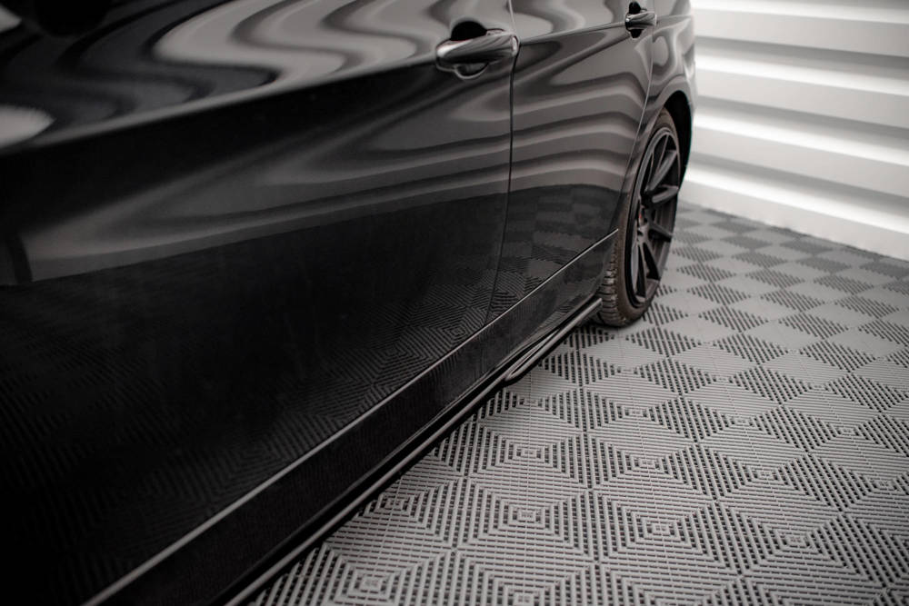 Zijskirts BMW 3-Serie E90 Maxton Glans Zwart