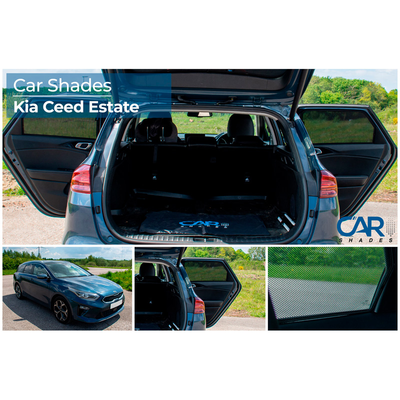 Set Car Shades (rear side doors)  Kia Cee'd (CD) SW Wagon 2018- (2-pieces)