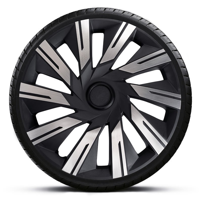 J-Tec Set of 4 wheel covers Tecna 16-inch alu/black