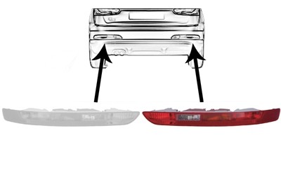 ACHTERLICHT RECHTS In Achterbumper AUDI Q3 06/11 > 15