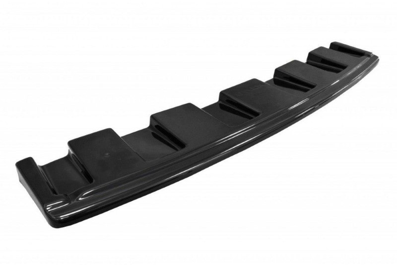 Centrale Achterspoiler Audi S6 C7 Avant (Zonder verticale bar) Glanzend Zwart