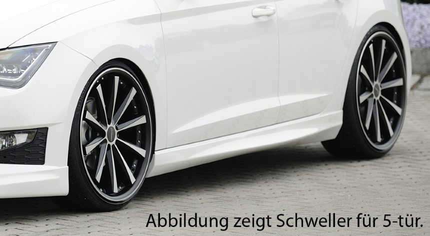 Zijskirts Seat Leon F5 FR/Cupra 3dr. Rieger