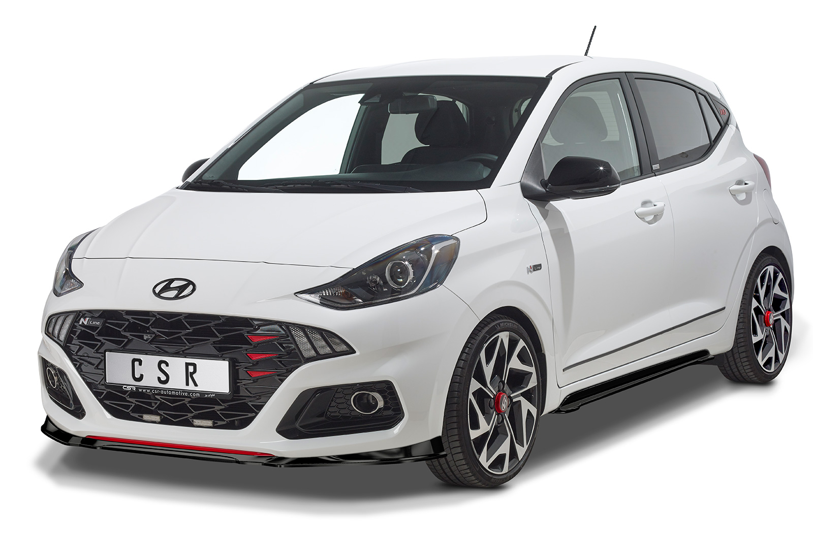 Side skirt Hyundai i10 3e gen CSR glans Zwart