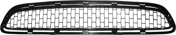 Bumper Grill MI. YPSILON 06-11 ZWART