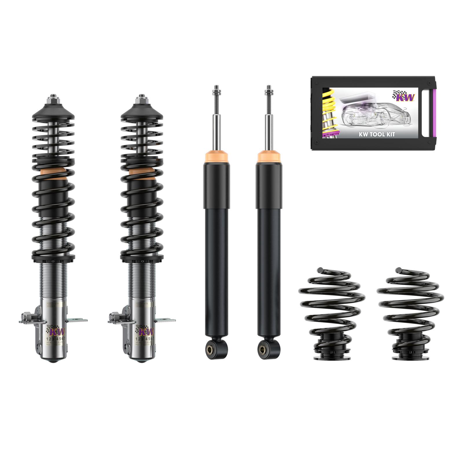 Coilover KW V2 inox VW Corrado 53I 2.0i 16V 09/1988-