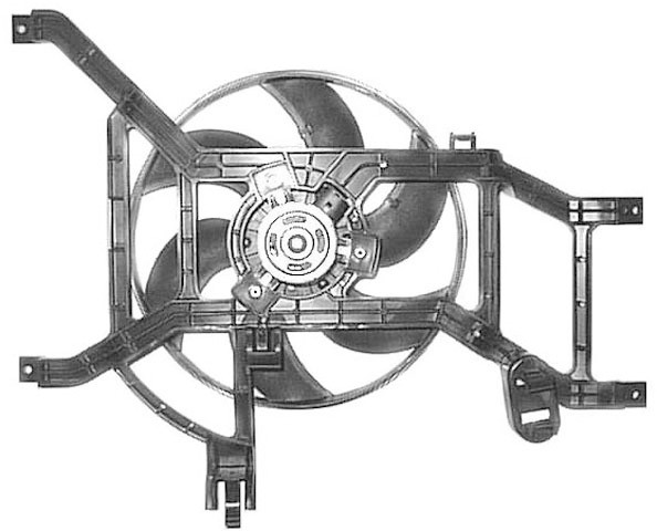 Radiator FAN MEGANE/SCENIC 02-08 300mm 1.6-16V +AC