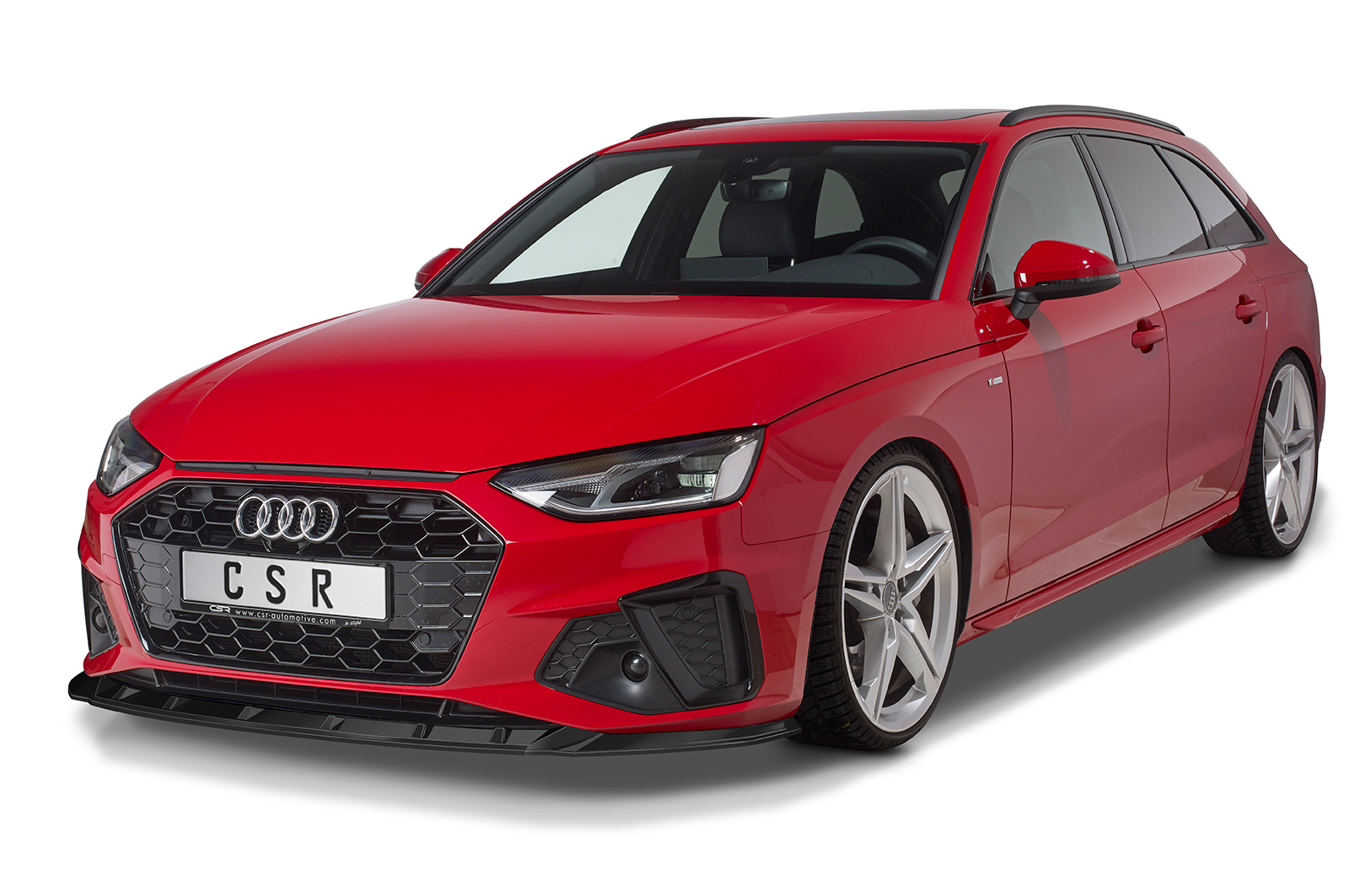 Voorspoiler Audi A4 / S4 B9(8W) CSR Glans zwart