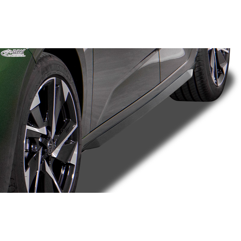 Side skirts 'Slim'  Peugeot 308 III Hatchback 2021- (ABS glossy black)