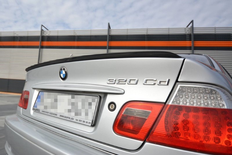 Spoiler Extentie BMW 3 E46 COUPE PREFACE Glanzend Zwart Maxton