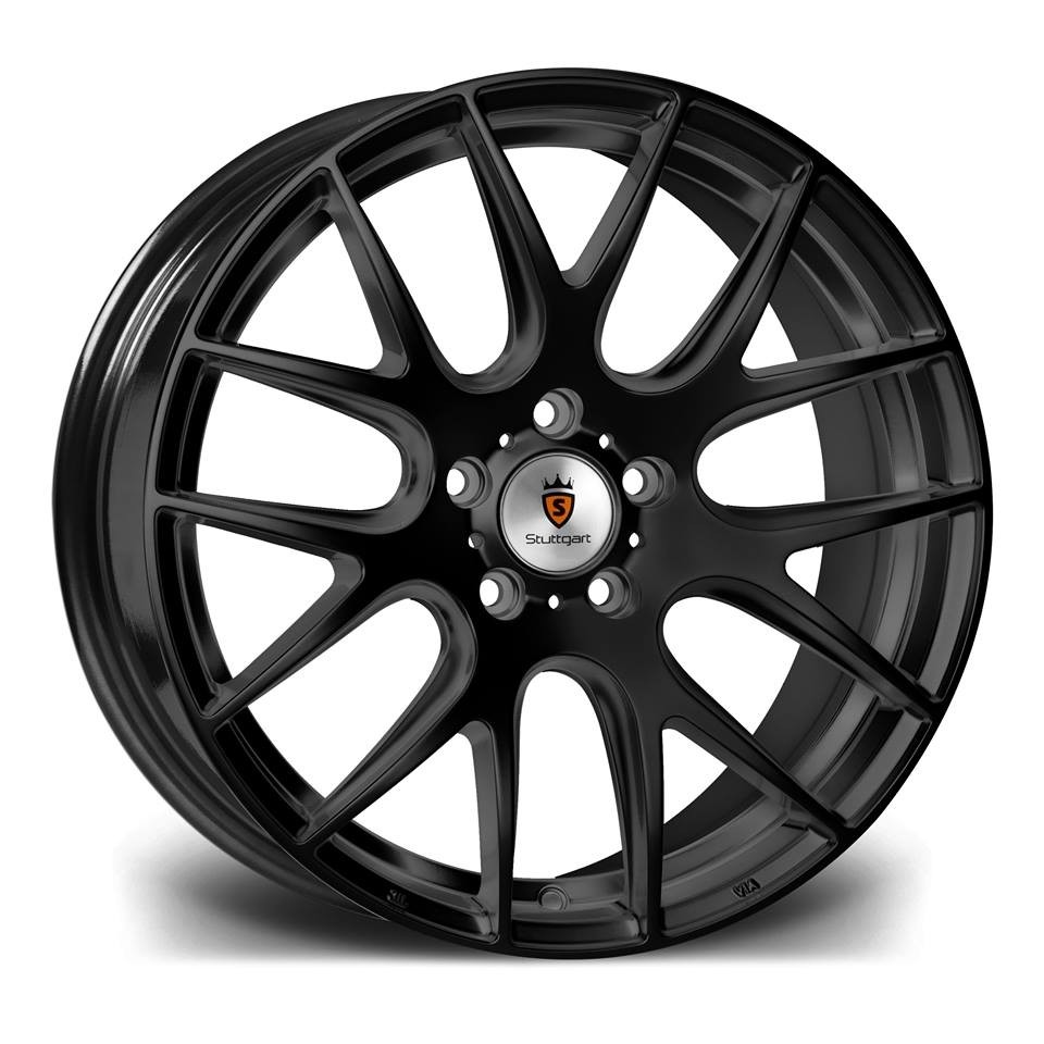STUTTGART ST3 9.5x19 5x120 ET40 MATT BLACK Wheels