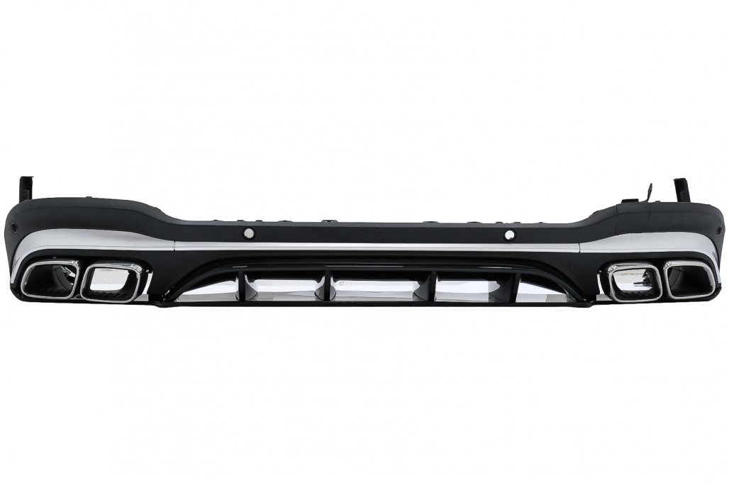 Diffusor Mercedes GLC X253 (2020-..) Facelift GLC63 incl. Uitlaat Stukken