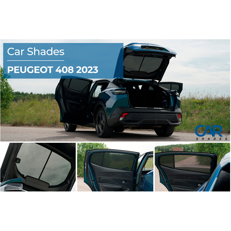 Set Car Shades  Peugeot 408 II 2022- (4-pieces)