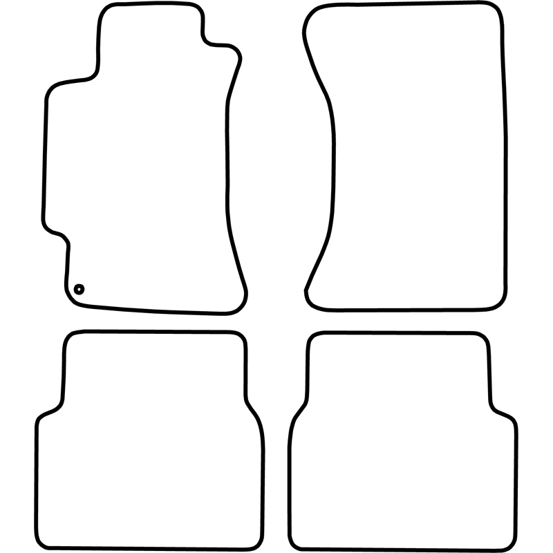 Set velour car mats  Subaru Impreza 2000-2008