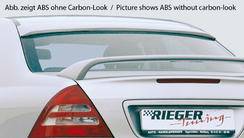 Dakraamspoiler Carbon met uitsparing voor antenne Mercedes W203