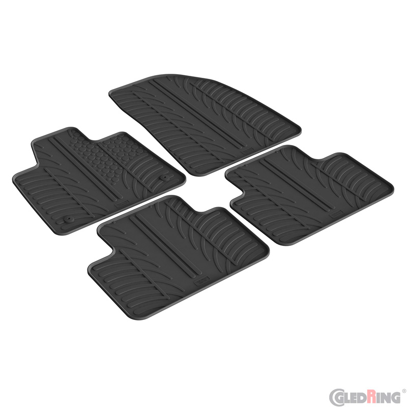 Rubbermatten  Volvo EX30 2023- (T profiel 4-delig)