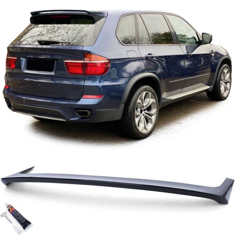 Dakspoiler BMW X5 E70 06-13 Glossy Zwart
