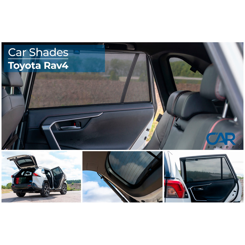 Set Car Shades  Toyota RAV-4 (5th Gen) 2018- (6-pieces)