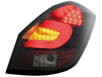 Achterlichten Skoda Fabia LED 5J 07+ black/smoke
