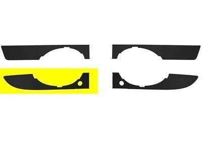 mistlampframe, onder, rechts Audi A4, 2004 -2007