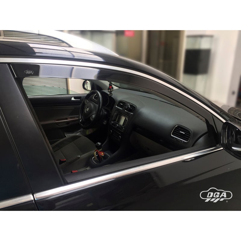 DGA Wind Deflectors  Volkswagen Golf VII HB 5-doors/Variant 2012-2020 (2-pieces)