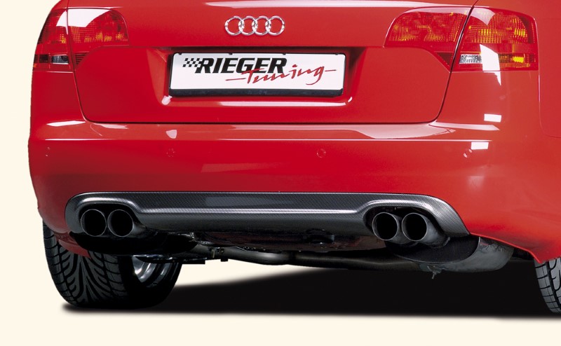 Achteraanzet Audi A4 B7 05-08 Avant Carbon Look