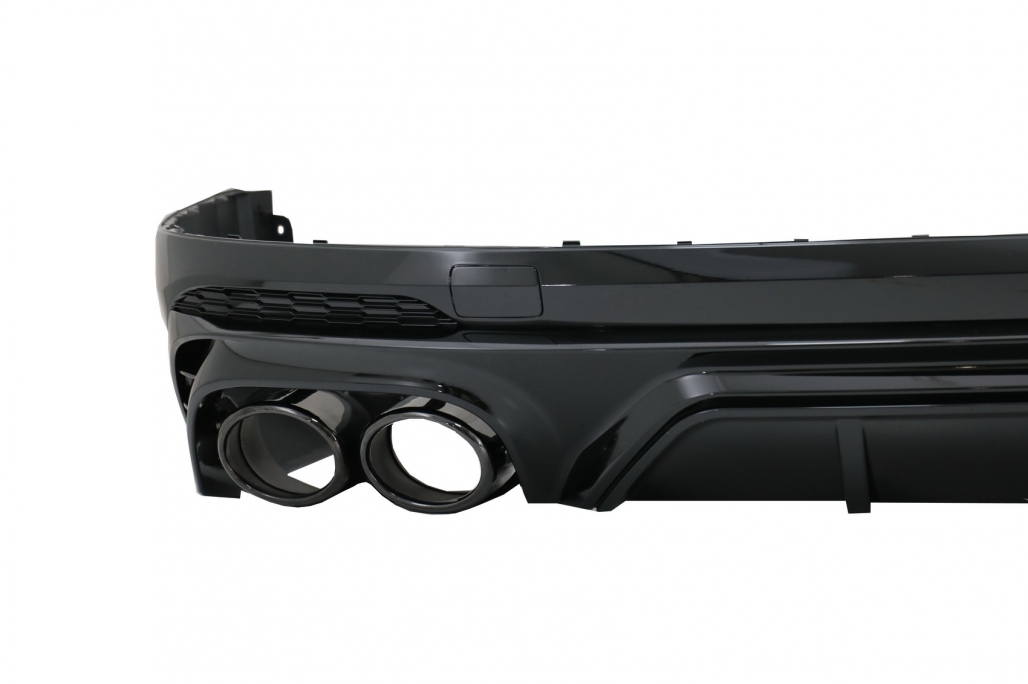 Diffuser SQ5 look Audi Q5 SUV FY S-Line (2017-2021) Zwart