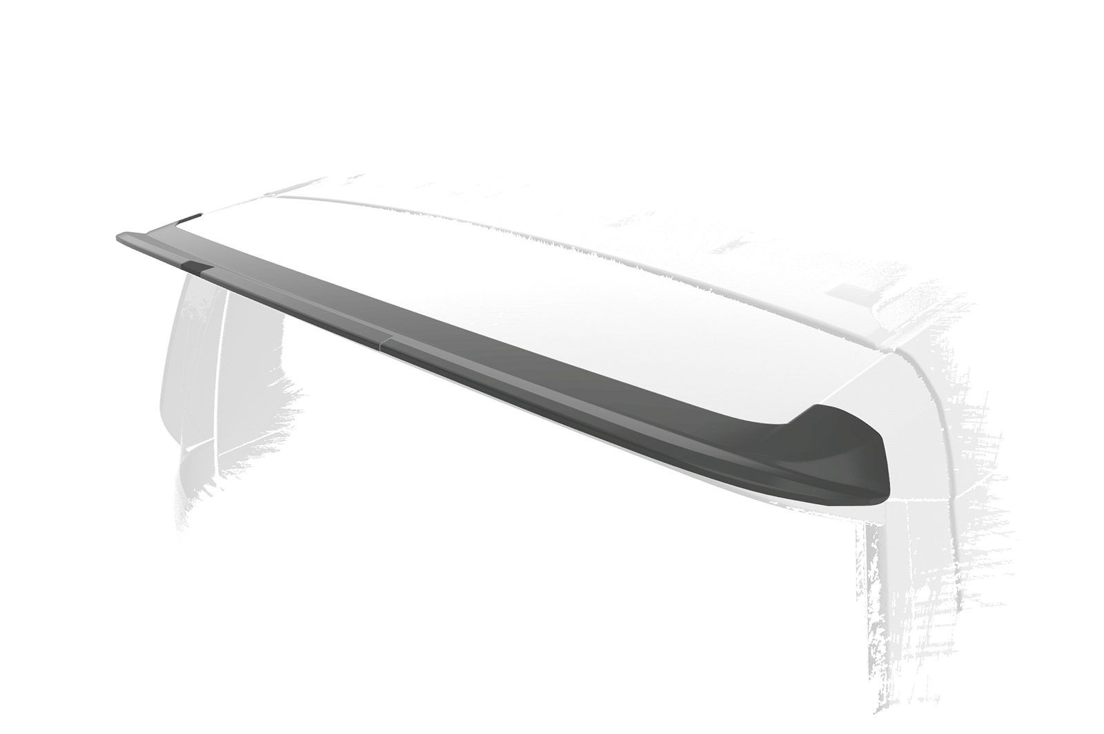Spoiler Volkswagen Transporter T7 CSR Glans Zwart