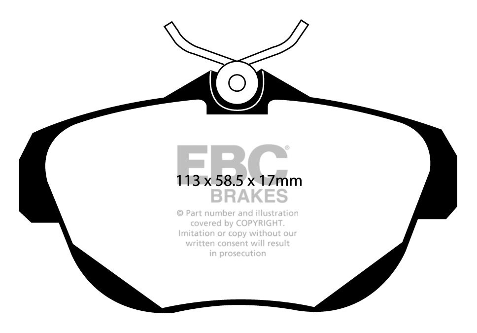 EBC Brakes PEUGEOT Expert Tepee 1.6 TD (90) 2007-.. Remblokken a