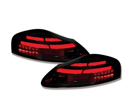 Achterlichten Porsche Boxster 986 LED met dynamic knipperlicht black/smoke