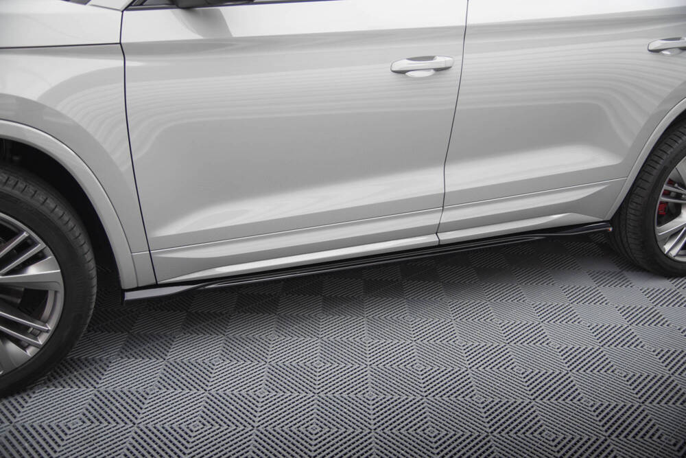 Zijskirts Skoda Kodiaq RS FL Maxton Glans Zwart