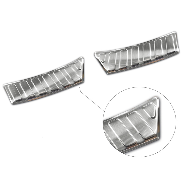 RVS Achterbumperprotector  Ford Puma 2019- 'Ribs' (2-delig)