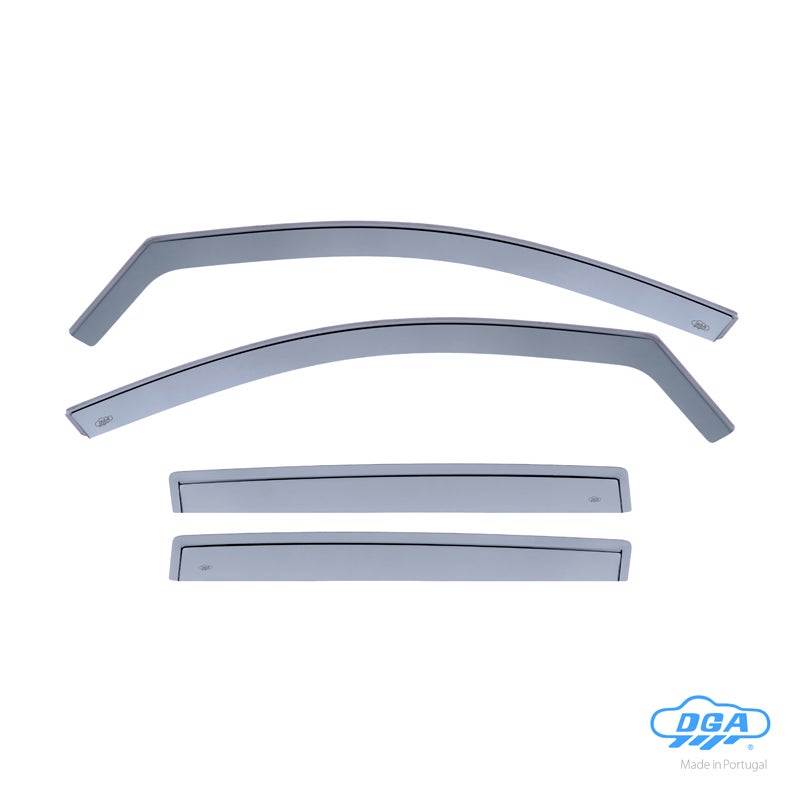 DGA Wind Deflectors Set  Volkswagen Golf VII HB 5-doors 2012-2019 (4-pieces)