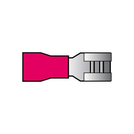 Kabelverbinders 741 rood 50st