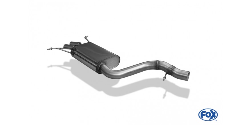 BMW X1 - X84 Diesel Einddemper - 1x100 Typ 16 FOX