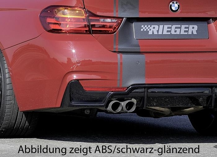 Achterbumper aanzet dubbele uitlaat links BMW 4 serie F32/F33/F3