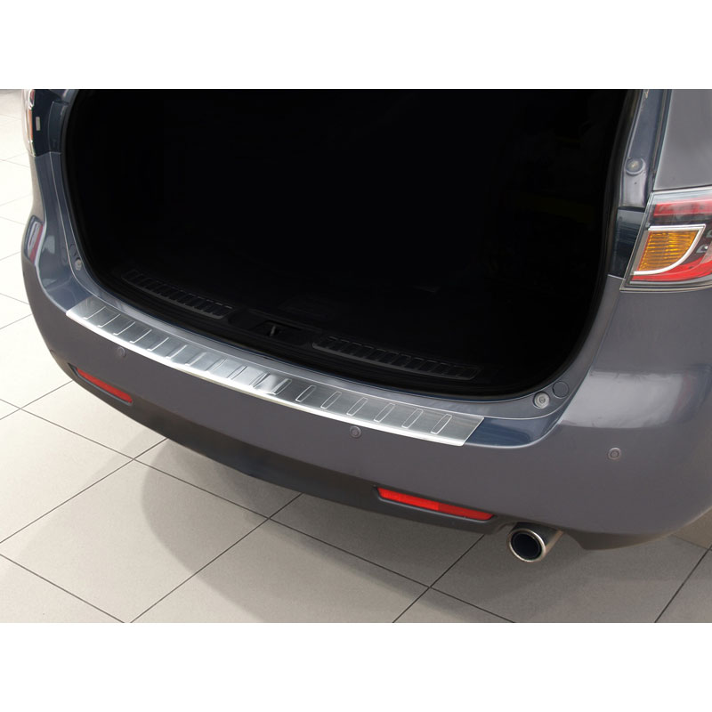 RVS Achterbumperprotector  Mazda 6 combi 2008-2012 'Ribs'