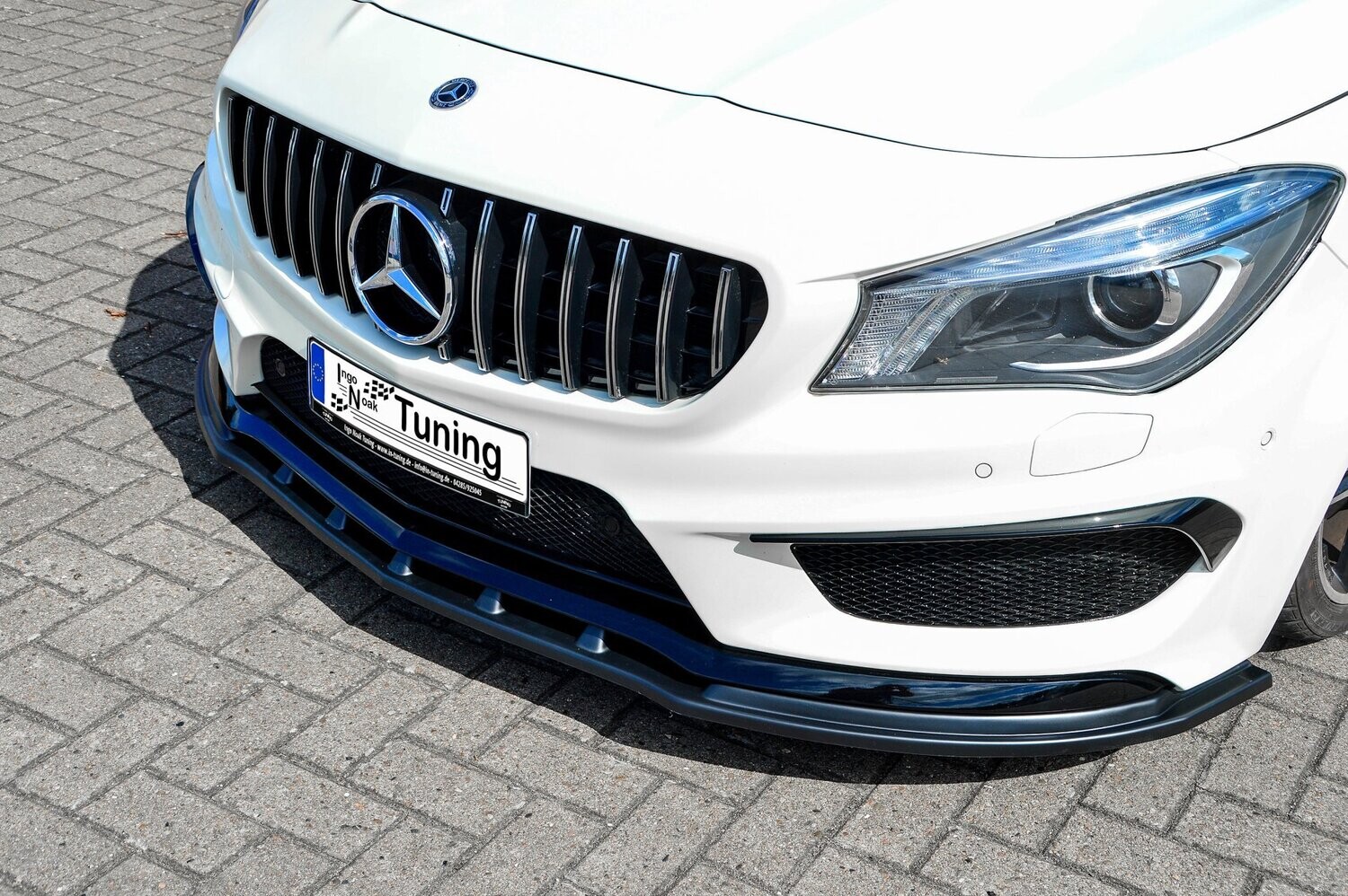 Voorspoilerlip ABS Mercedes CLA AMG-Line C117 ABE