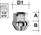 Wielmoeren M12 x 1,5 Conisch