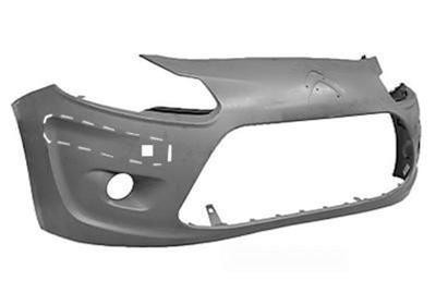 voorbumper, in primer, voor sierlijsten Citroen C3, 2009-2013